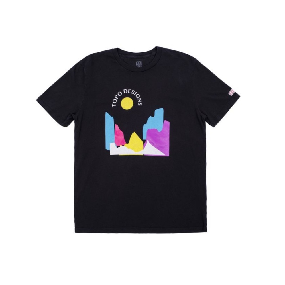 Topo Designs Black Graphic T-Shirt